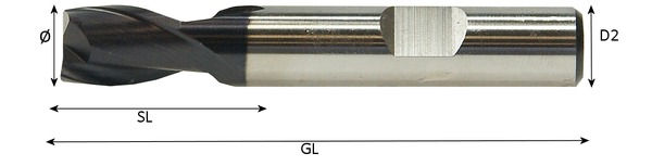 Langlochfräser Durchmesser:8,00