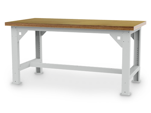 Schwerlasttisch höhenverstellbar Breite 1000, höhenverstellbar in 25 mm Raster