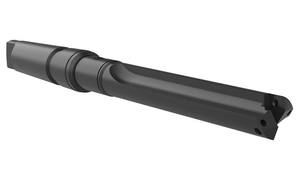 T-A® Halter Serie 2 mittellang, geradegenutet Morsekegel (Zoll) MK4