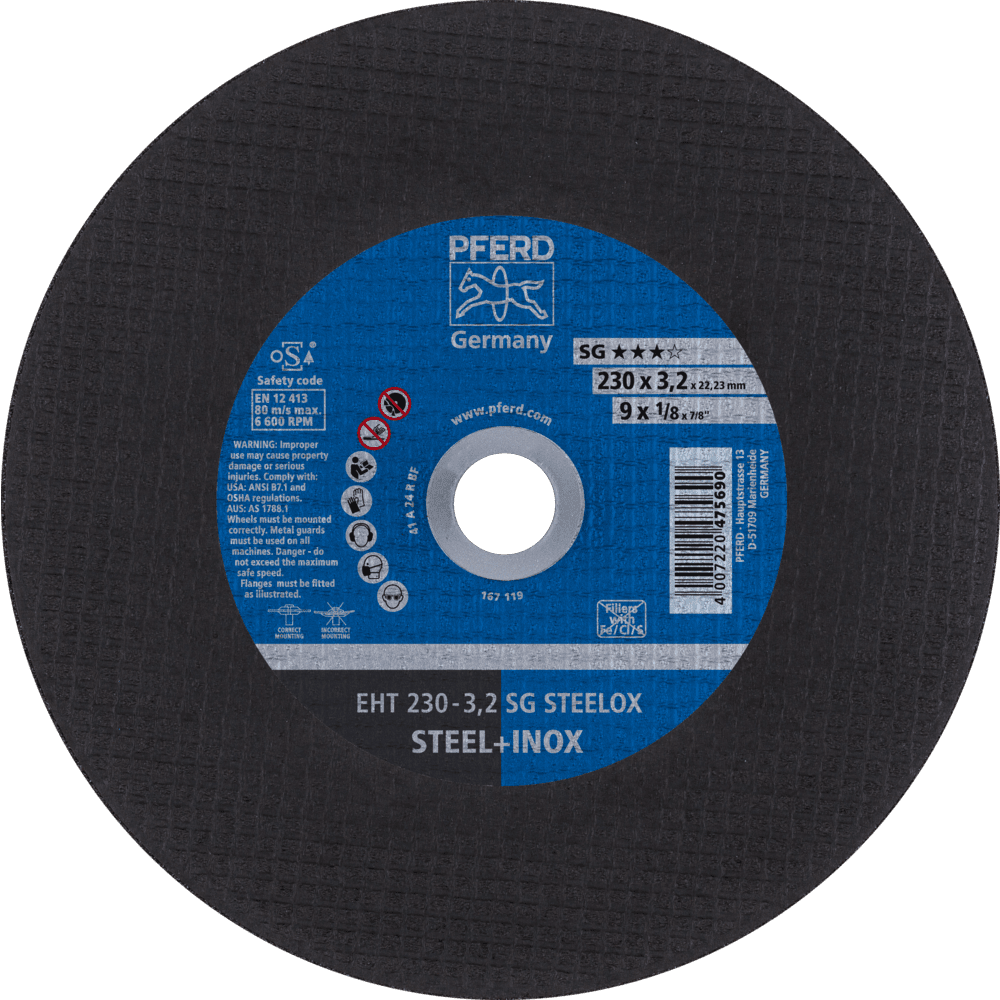 PFERD Trennscheiben EHT 230-3,2 SG STEELOX