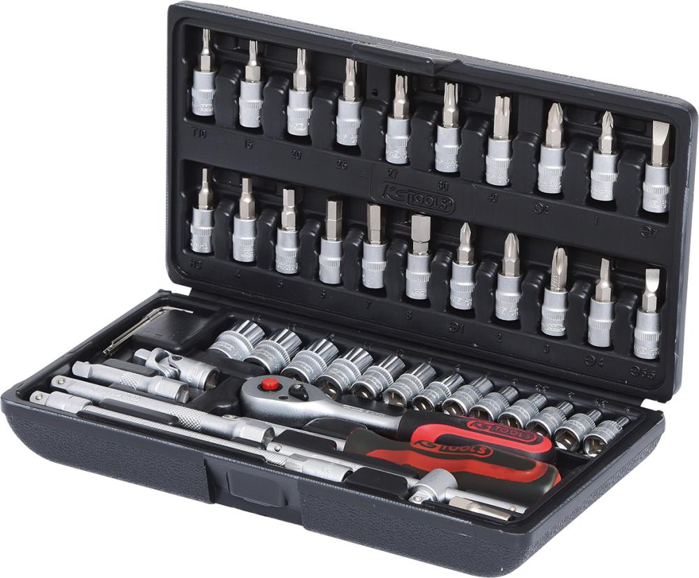 Steckschlüssel-Garnitur 1/4" 911.0646 46-teilig KS Tools