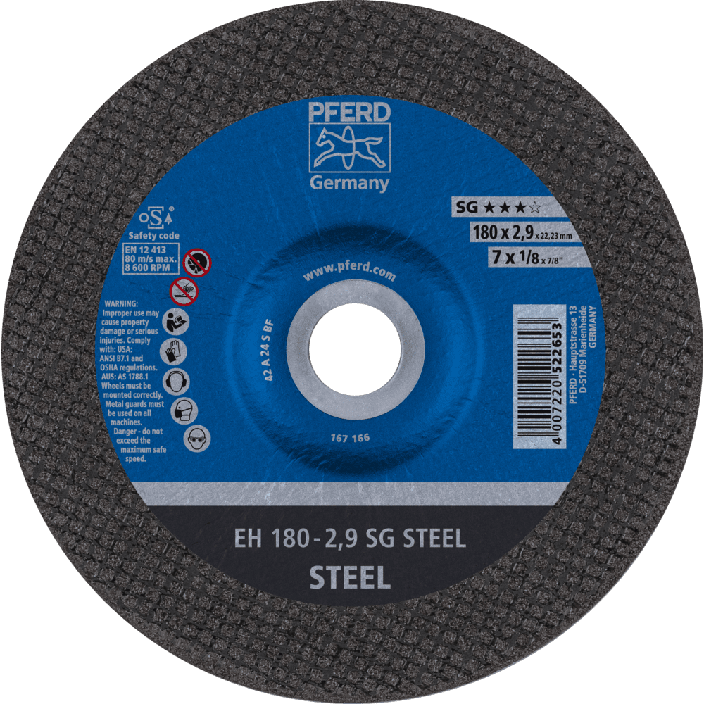PFERD Trennscheiben EH 180-2,9 SG STEEL