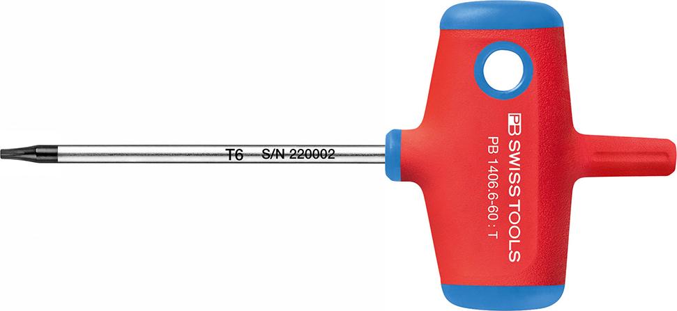 Quergriff-SchraubendreherT6x60mm PB Swiss Tools