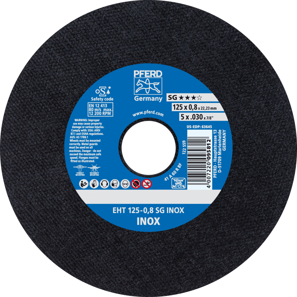PFERD Trennscheiben EHT 125-0,8 SG INOX