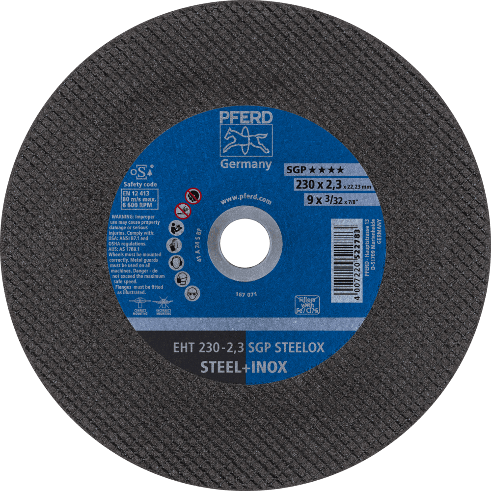 PFERD Trennscheiben EHT 230-2,3 SGP STEELOX
